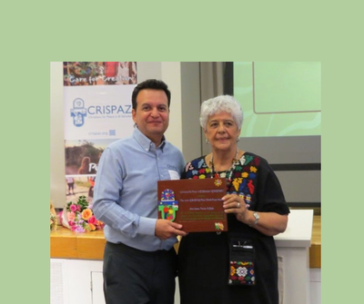 Sister Ana María Pineda receives the Peter Hinde Peace Prize CRISPAZ 2025 